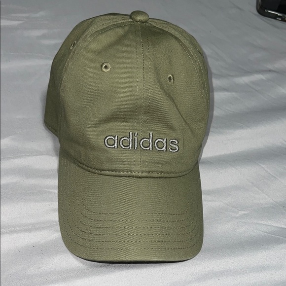 adidas Accessories - Adidas Khaki Green Baseball Cap
